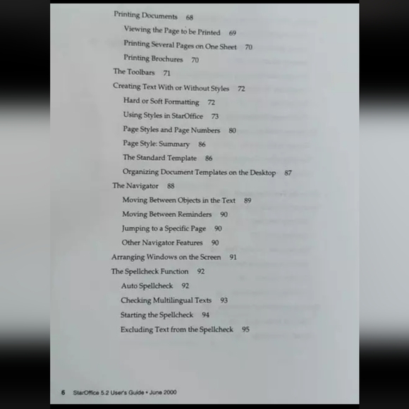 Star Office 5.2 User's Guide Manual PB NF 2000 Windows Desktop Computer PC VTG - Picture 6 of 16